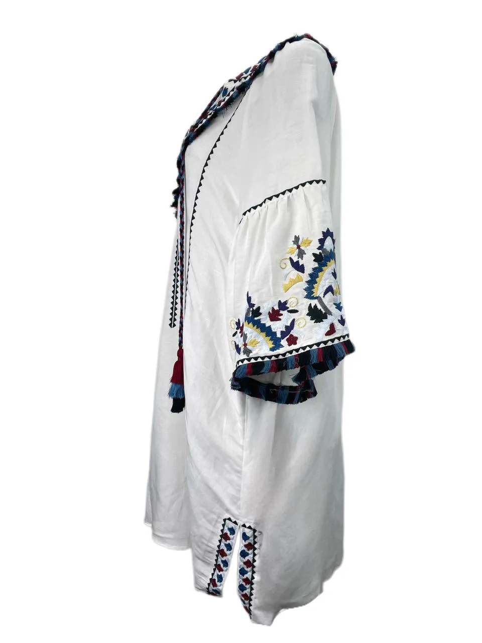 PARKER Beach Women's White Embroidered Cover Up Dress Size M/L NWT