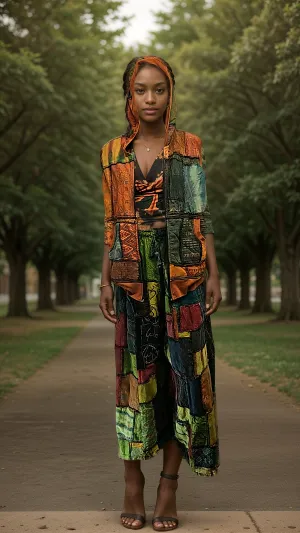 Patchwork Vest