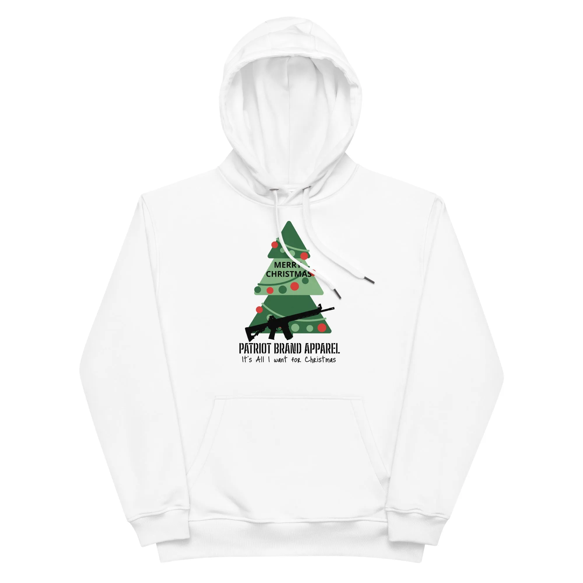 Patriot Christmas All I Want Unisex Premium Eco Hoodie