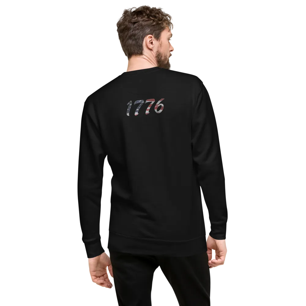 Patriot Eagle Logo RWB Flag Fleece Pullover
