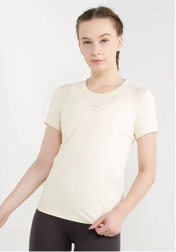 Penelop Women Short Sleeves Top (Light Yellow)
