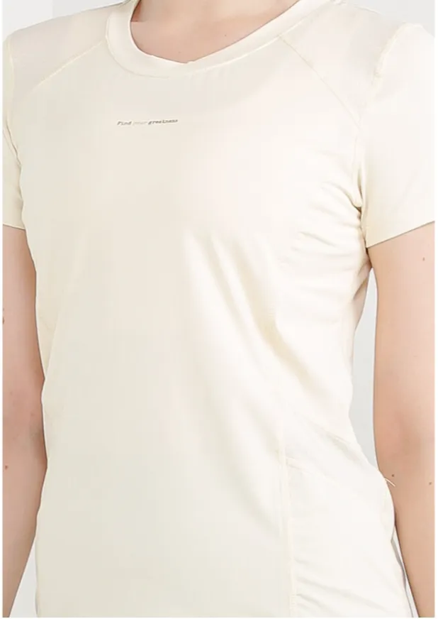 Penelop Women Short Sleeves Top (Light Yellow)