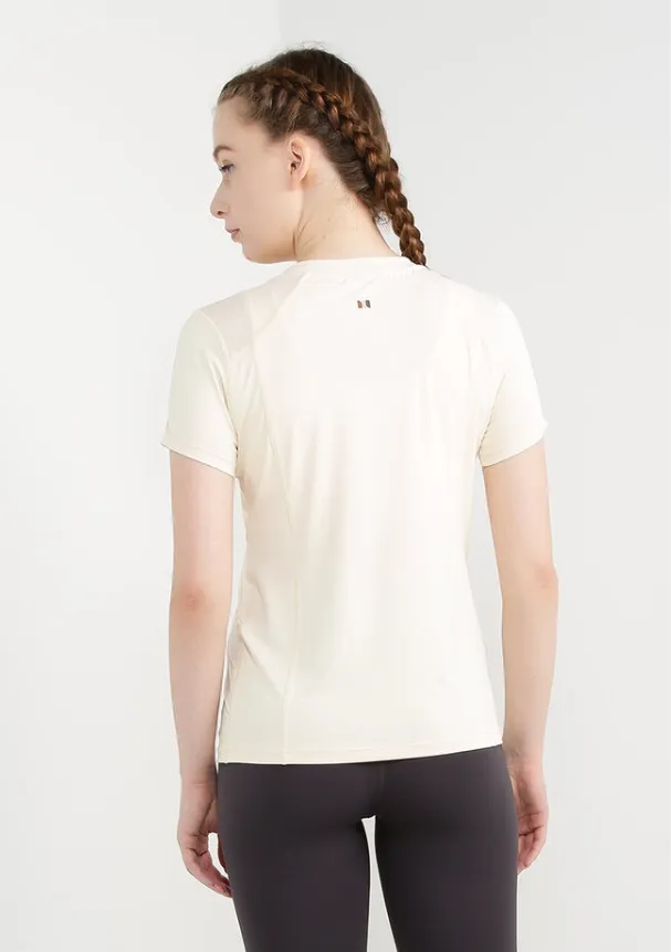 Penelop Women Short Sleeves Top (Light Yellow)