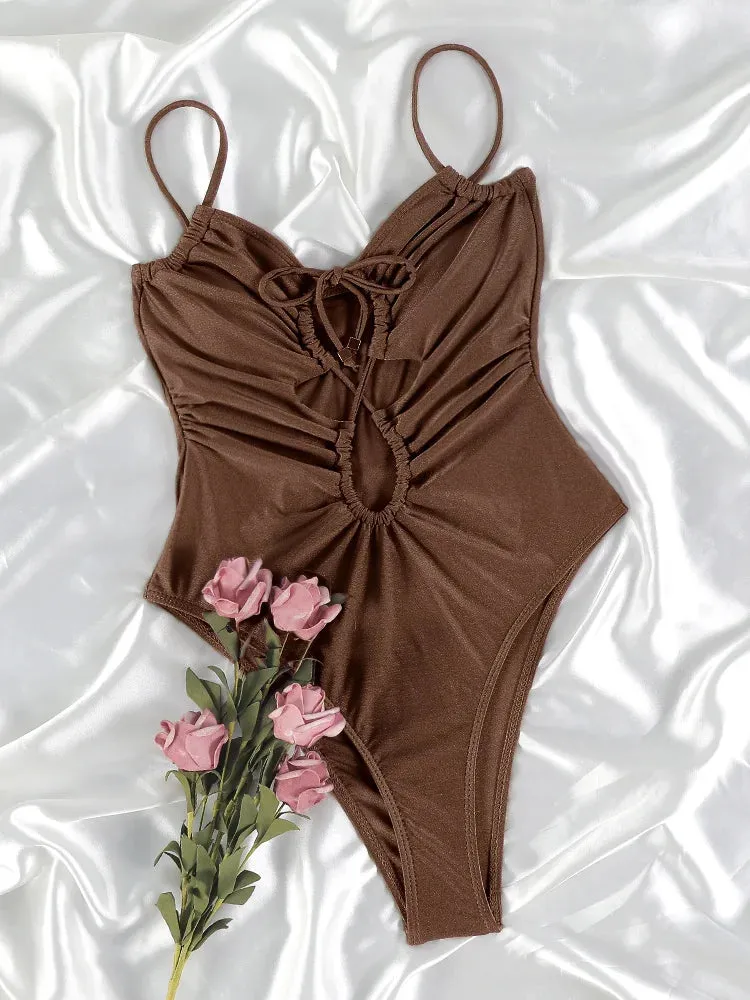 Peony one piece swimsuit