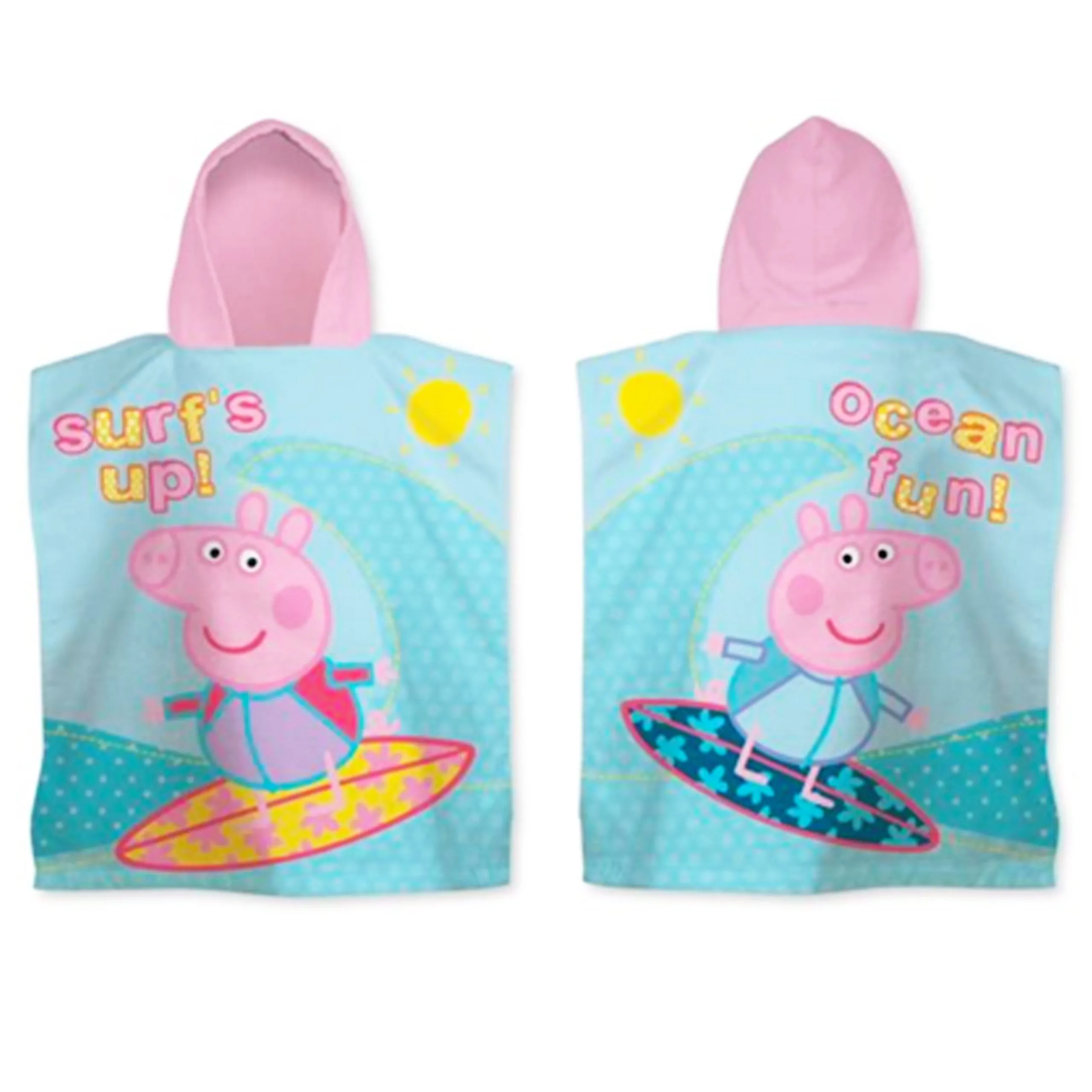 Peppa Pig Hooded Towel Poncho