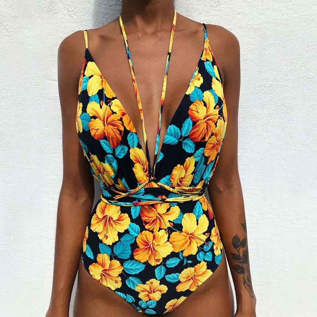 Perry Floral Bandage Swuimsuit