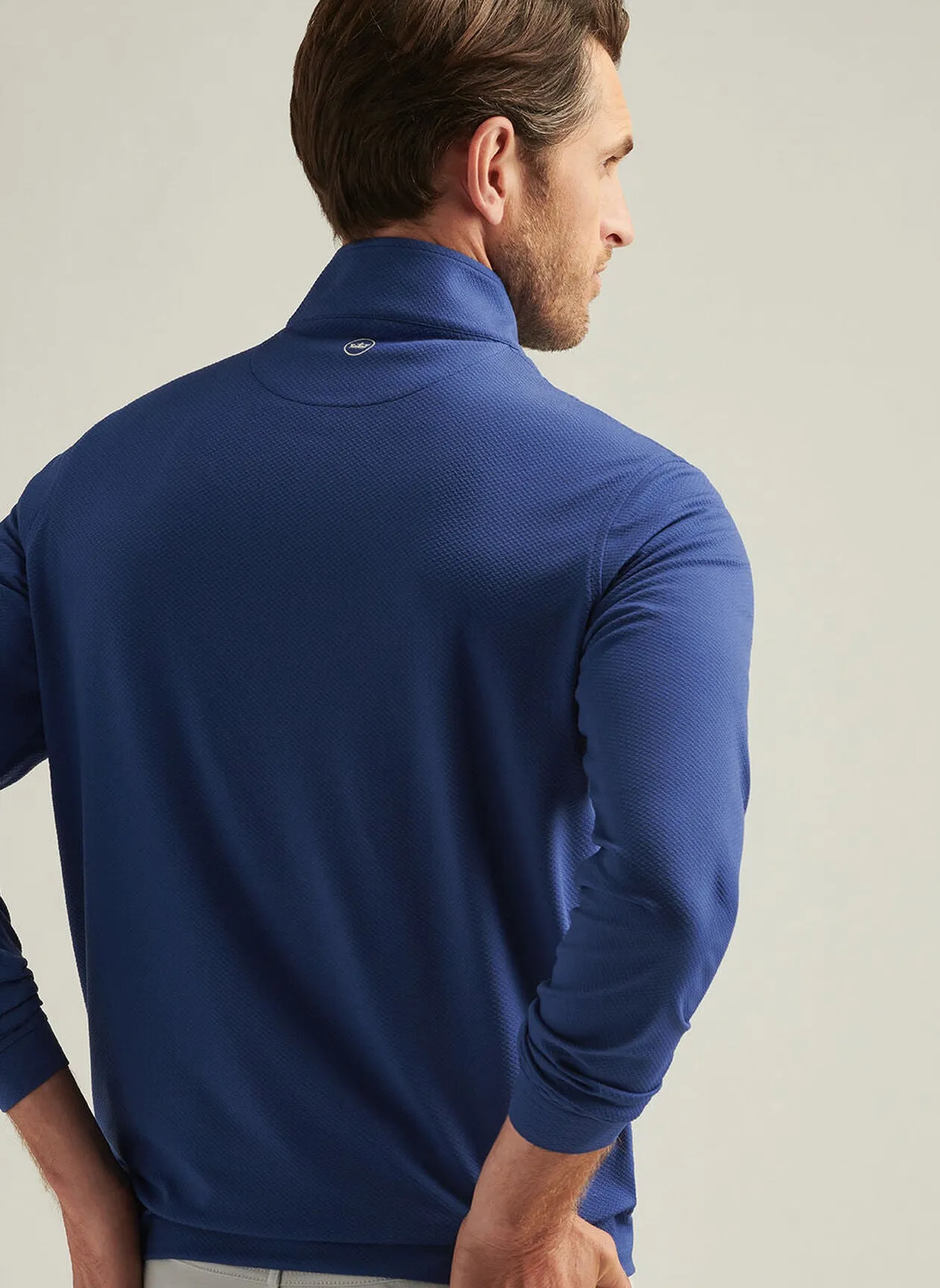 Perth Cross-Hatch Performance Quarter-Zip