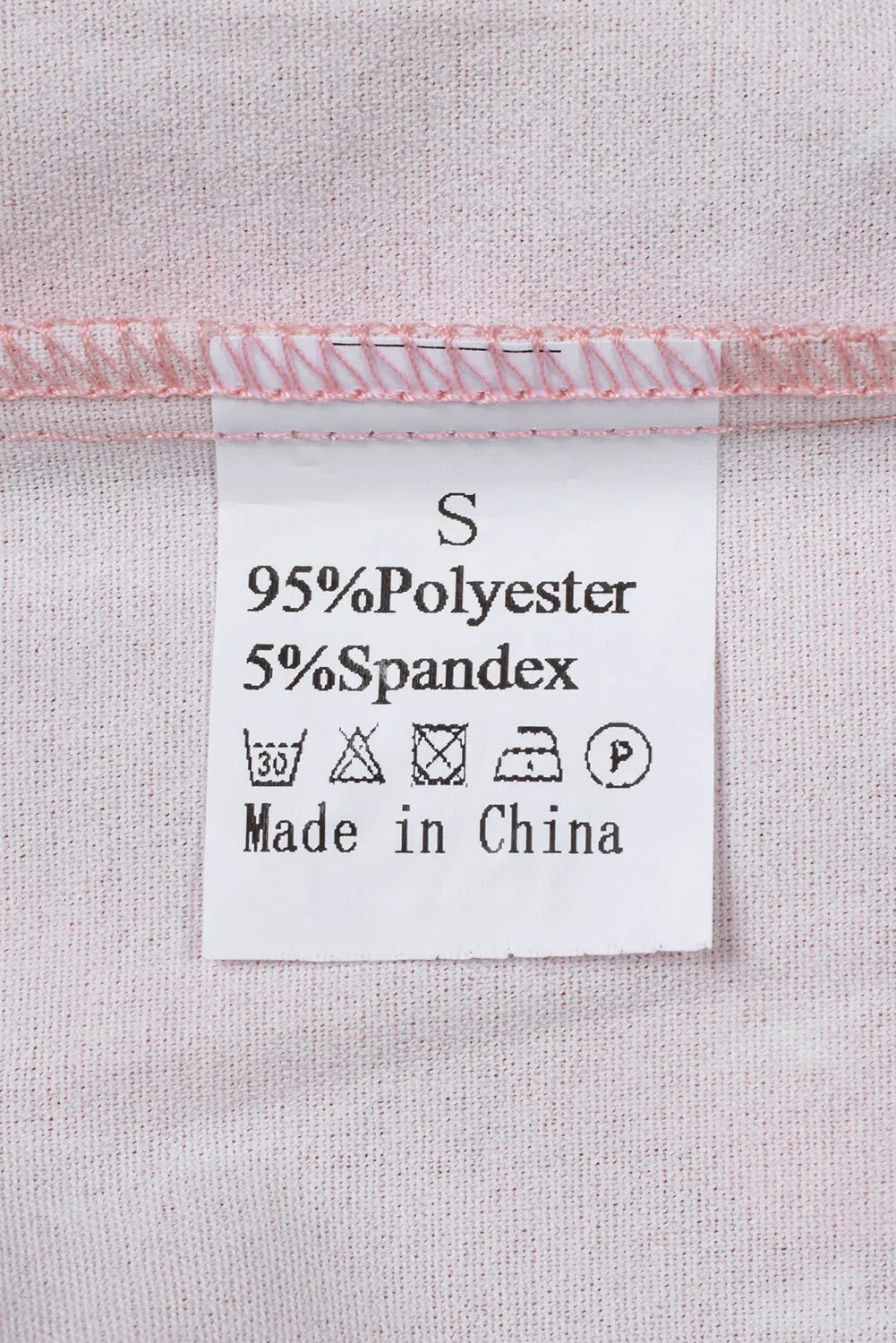Pink Tie Dye Drawstring Casual Shorts