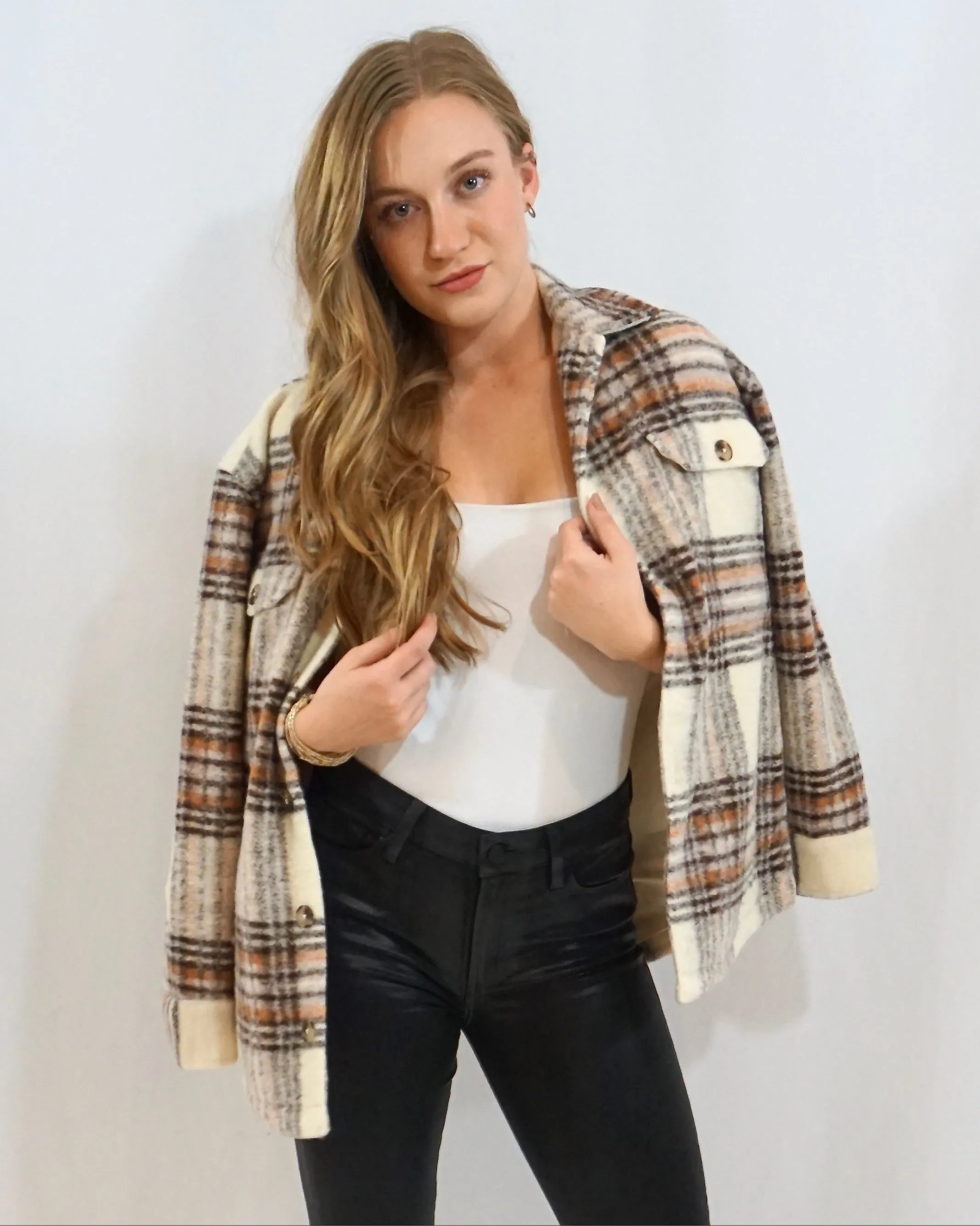Plaid Boyfriend Shacket