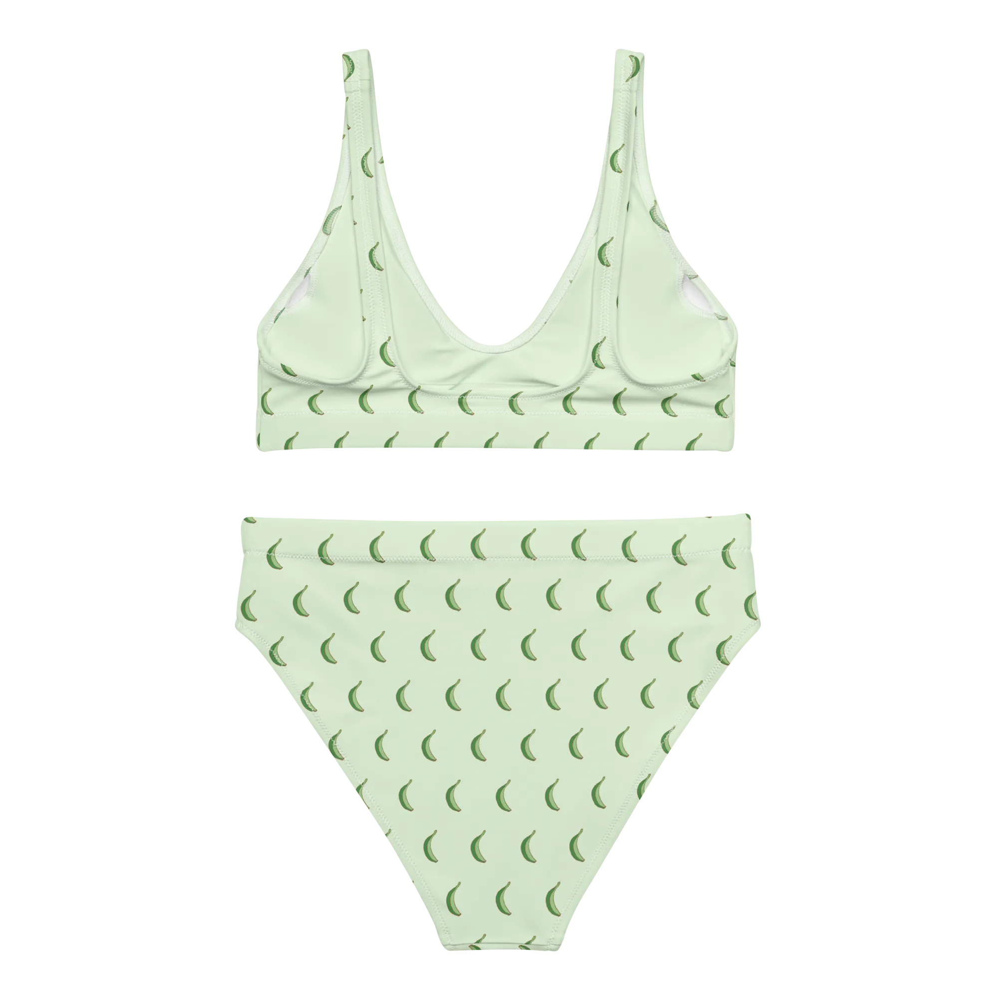 Platano All-Over High-Waisted Two Piece Bikini Swimwear