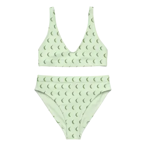 Platano All-Over High-Waisted Two Piece Bikini Swimwear