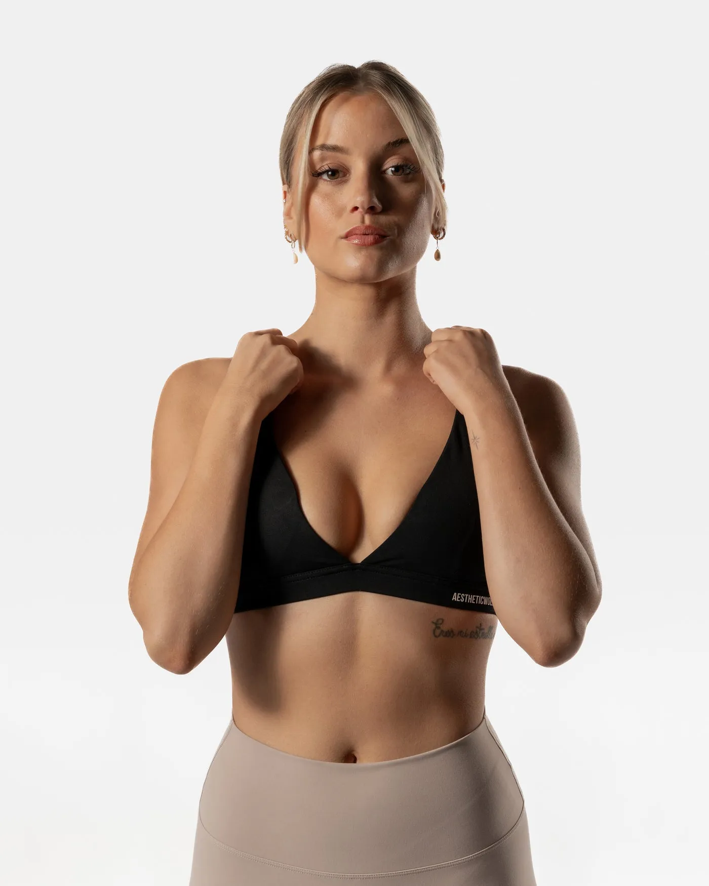 Plunge Bra Black