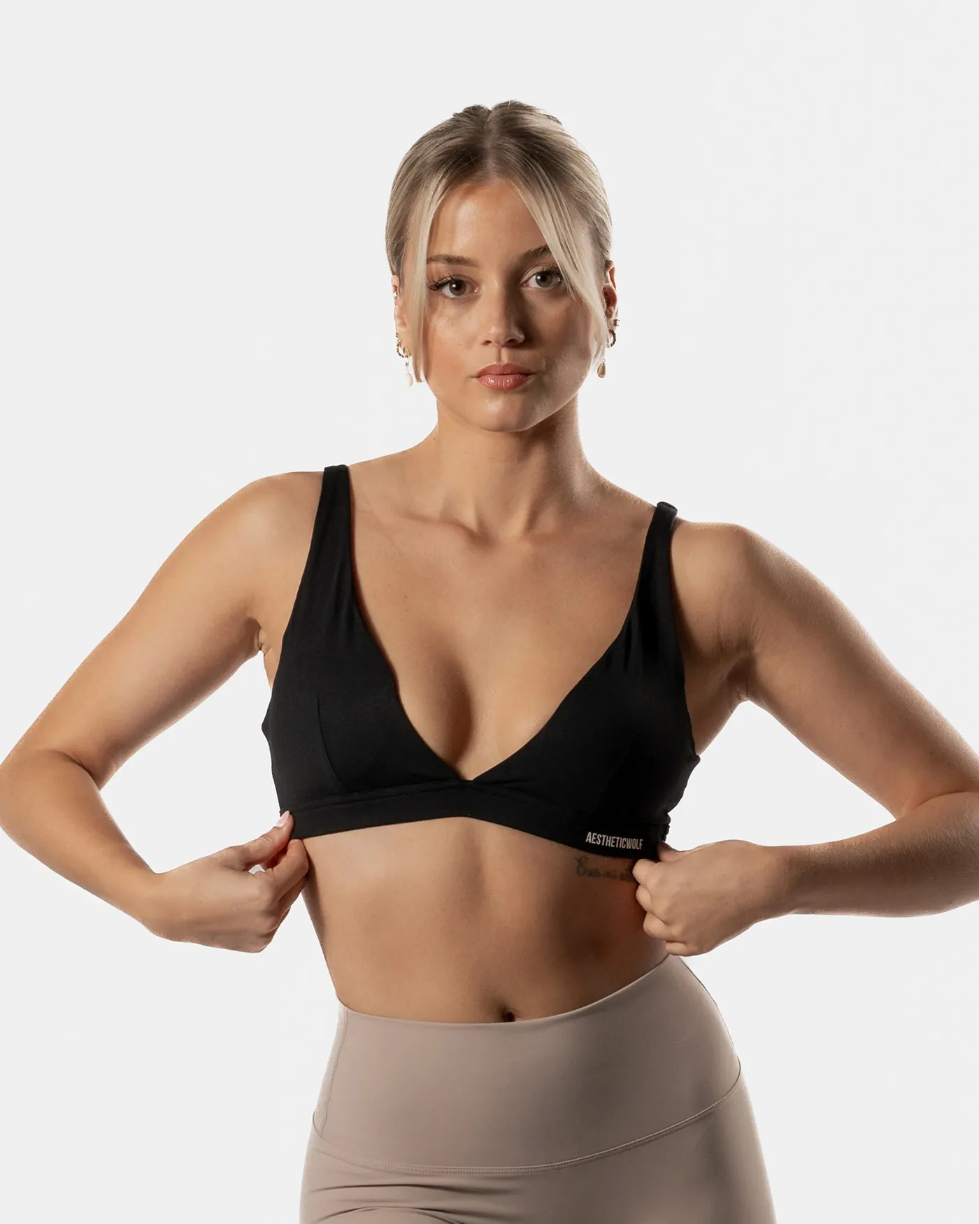 Plunge Bra Black