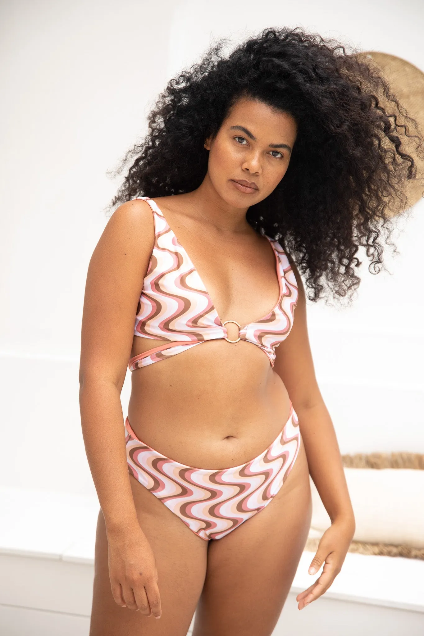 Positano Bikini Top | Reversible | Desert & Clay