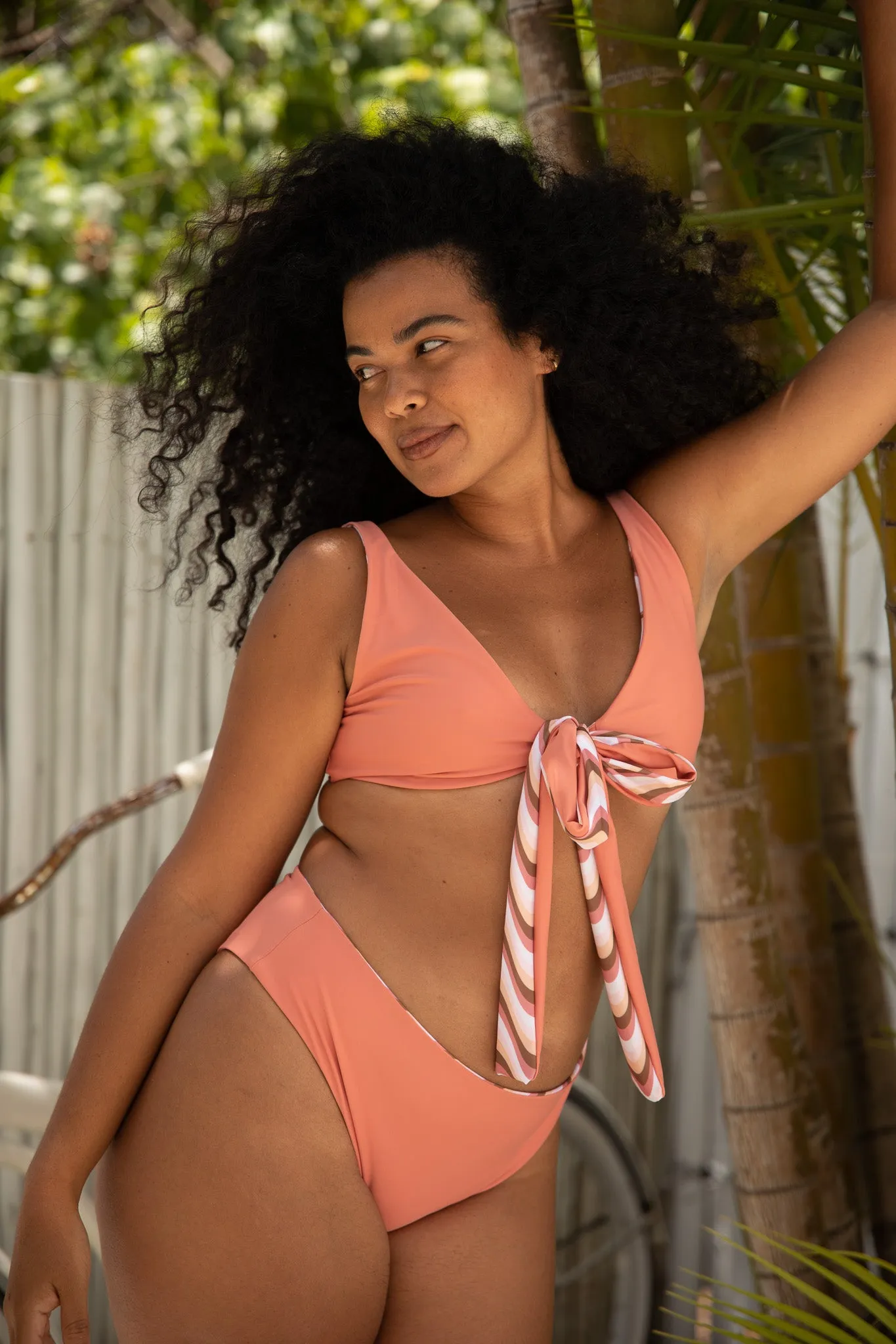 Positano Bikini Top | Reversible | Desert & Clay