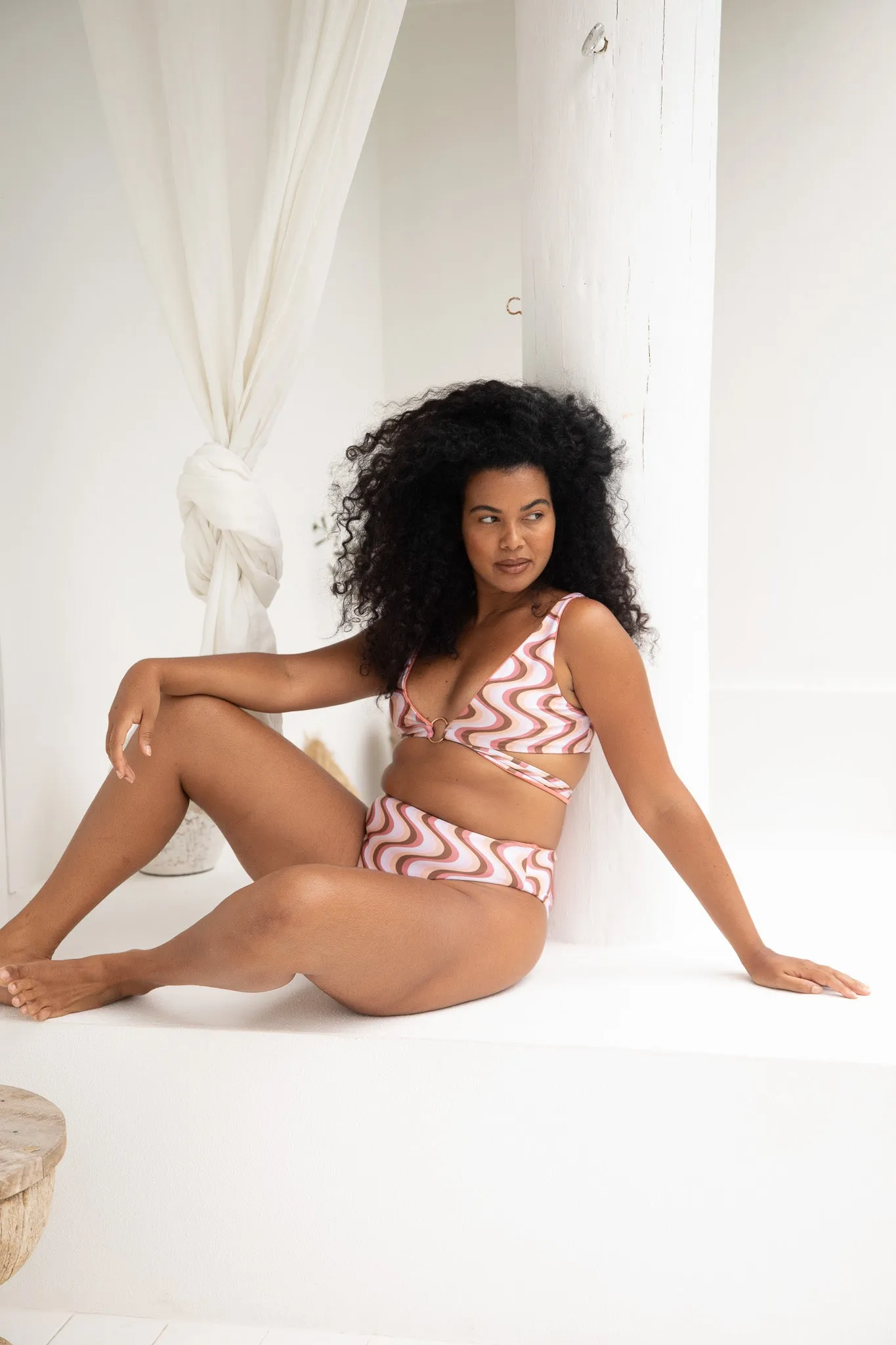 Positano Bikini Top | Reversible | Desert & Clay