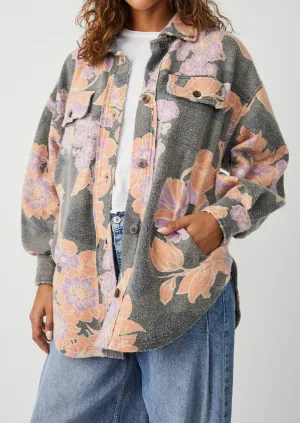 Printed Ruby Jacket Charcoal Combo