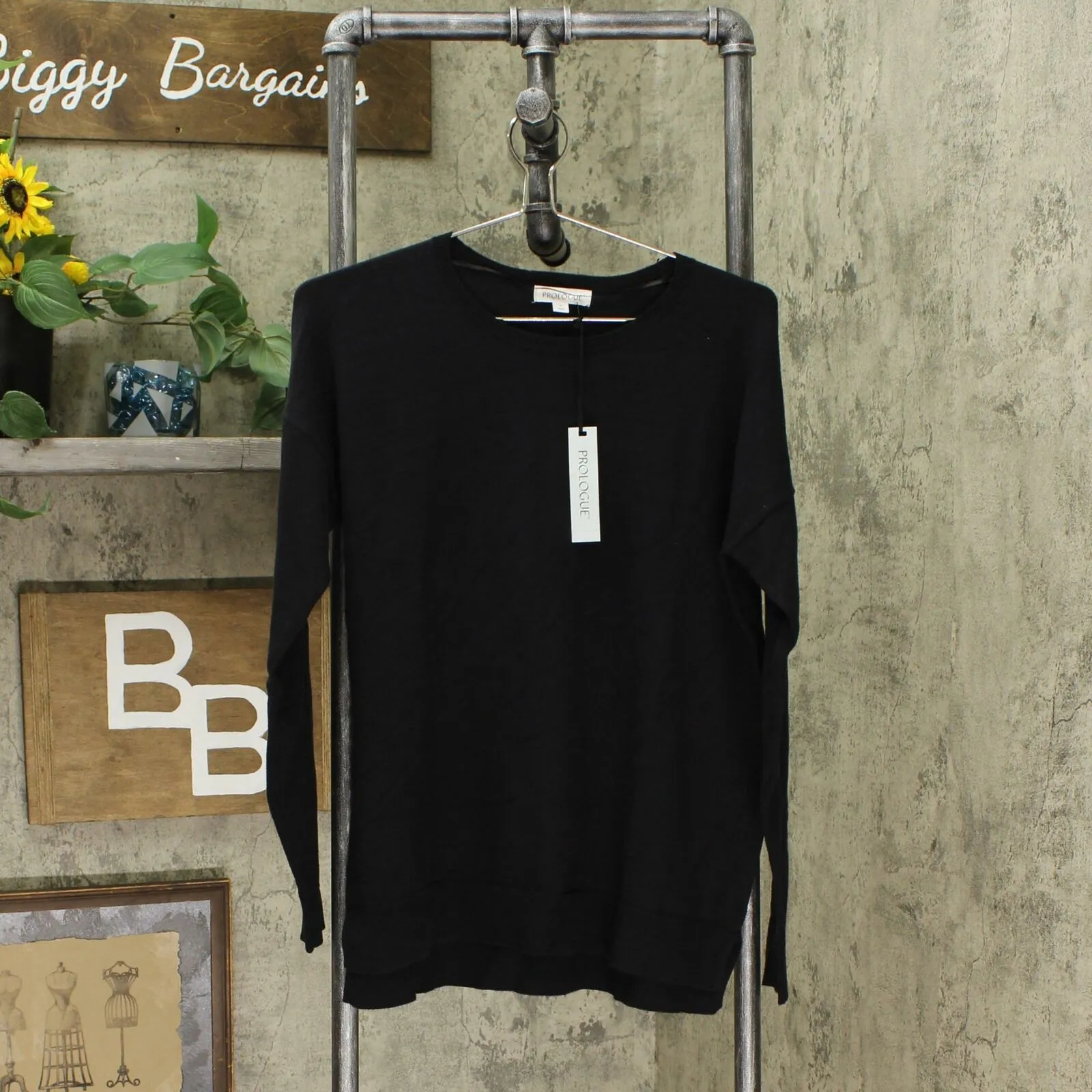 Prologue Women's Long Sleeve Crewneck Pullover Sweater