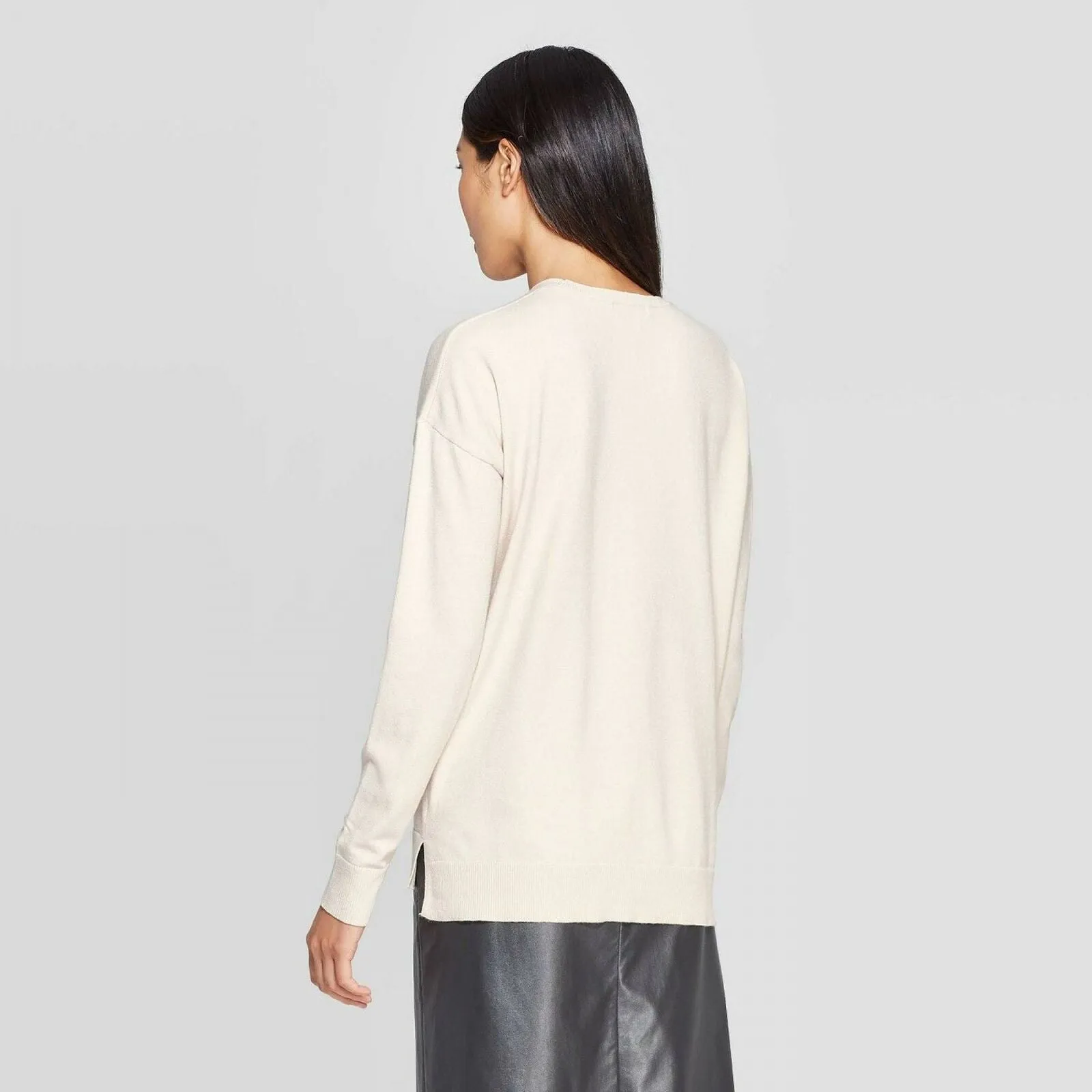 Prologue Women's Long Sleeve Crewneck Pullover Sweater