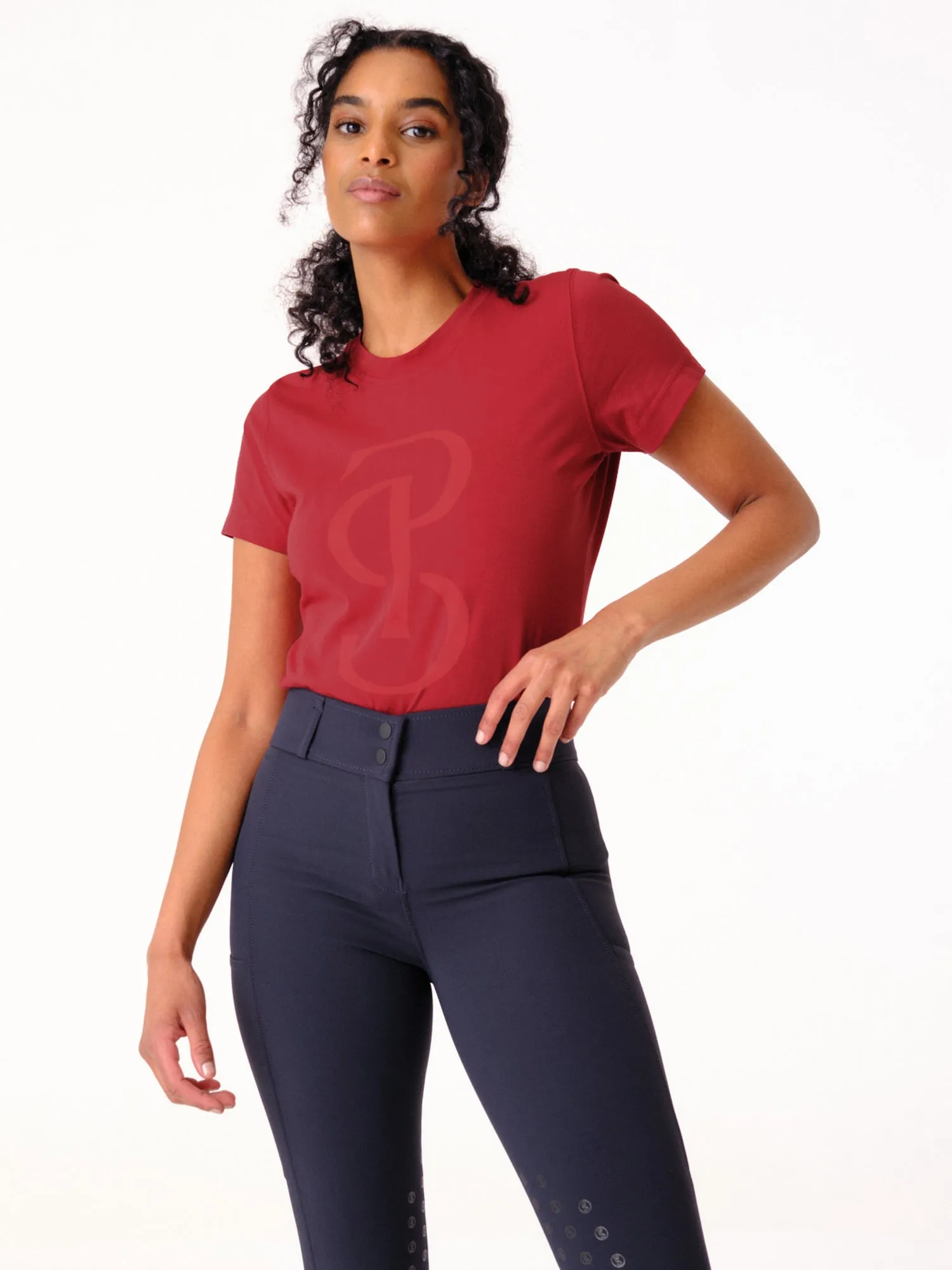 PS of Sweden Chilli red Signe cotton Tee- 1 L, 1 XL left