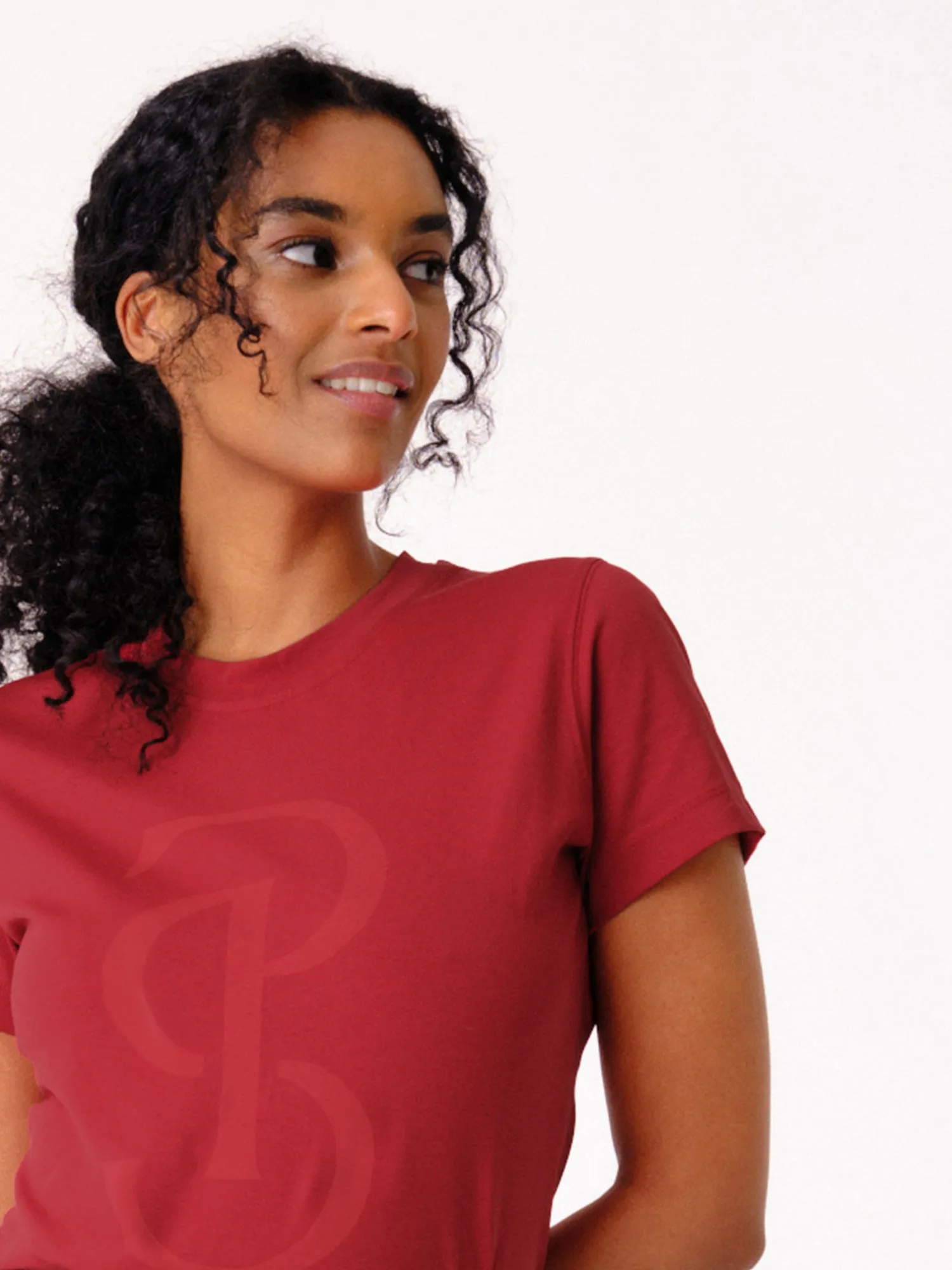 PS of Sweden Chilli red Signe cotton Tee- 1 L, 1 XL left