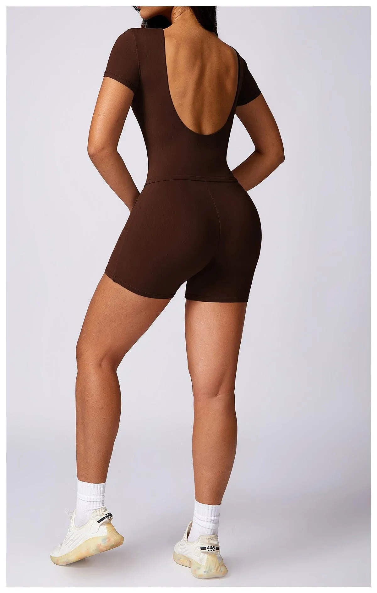 Quick Drying Workout Outfit - Brushed Tight-Fit Activewear for Running & Fitness