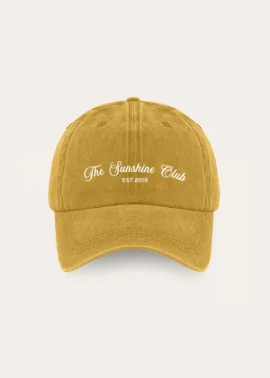 "The Sunshine Club" Cap – Mustard