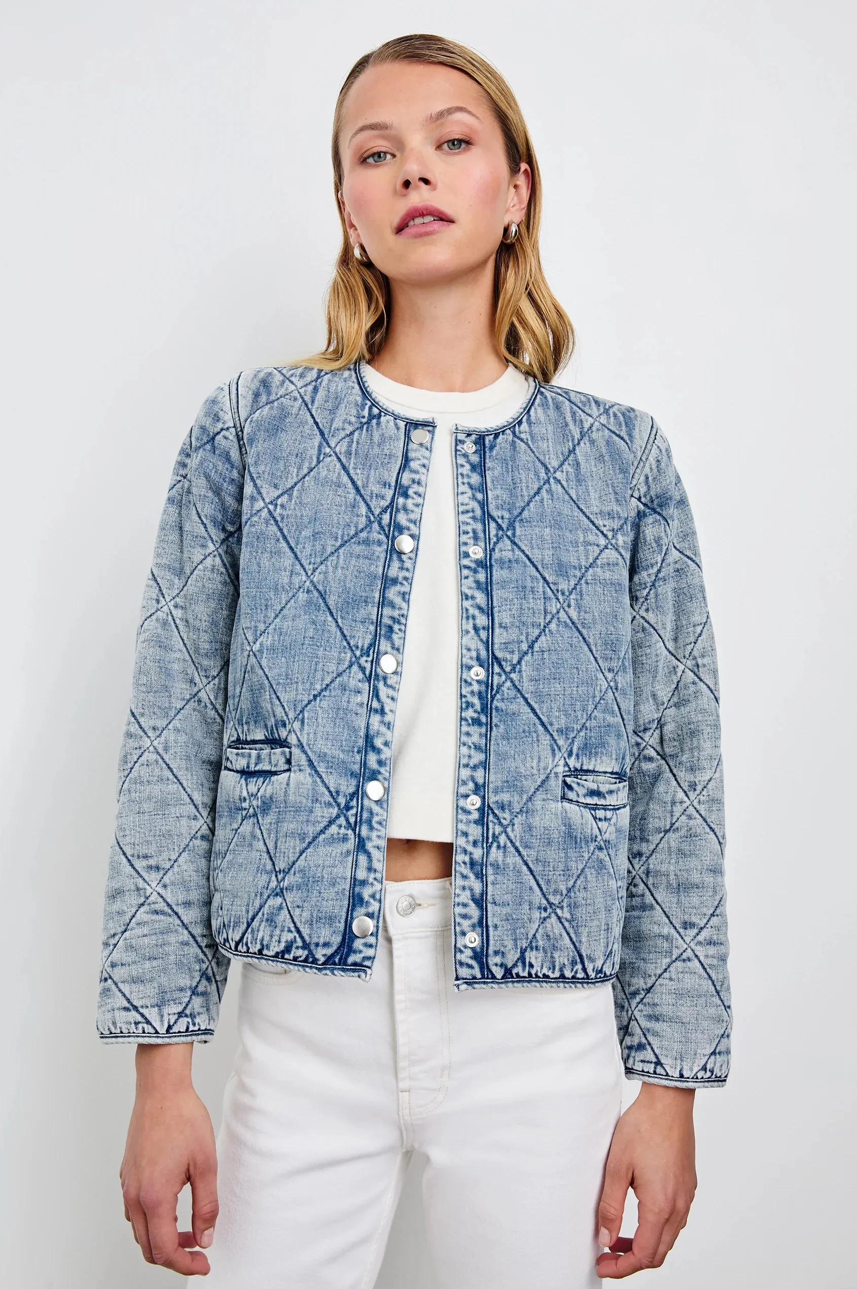 RAILS Ency Jacket Mid Blue