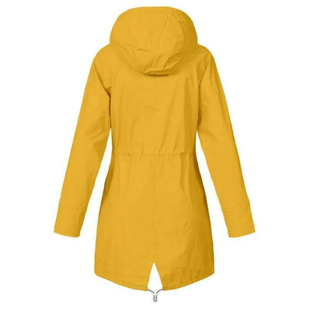 RainGuard™ | Women's Classic Raincoat | Waterproof, Lightweight Design & Adjustable Hood