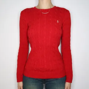 Ralph Lauren Red Sweater (S-M)