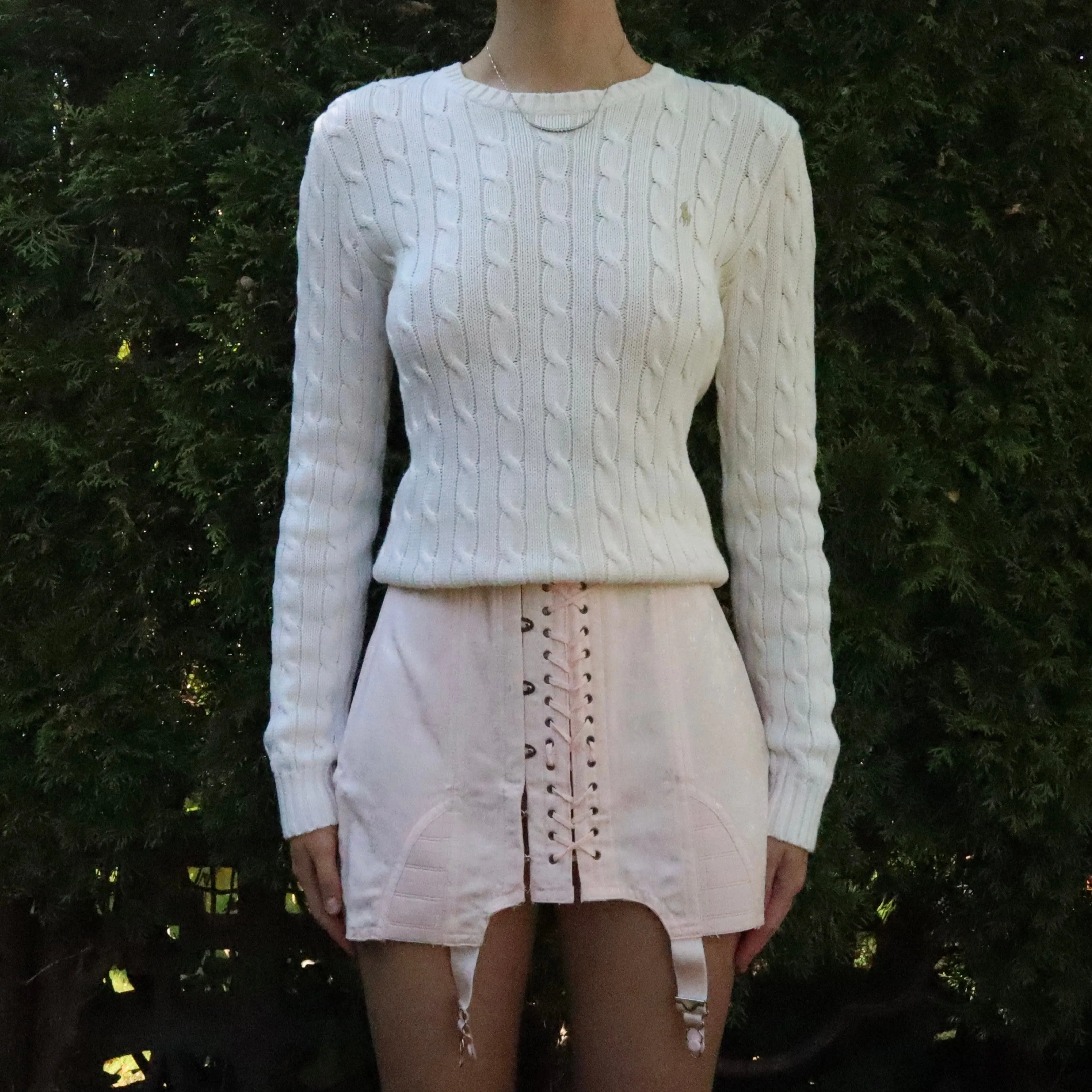Ralph Lauren White Sweater (M-L)