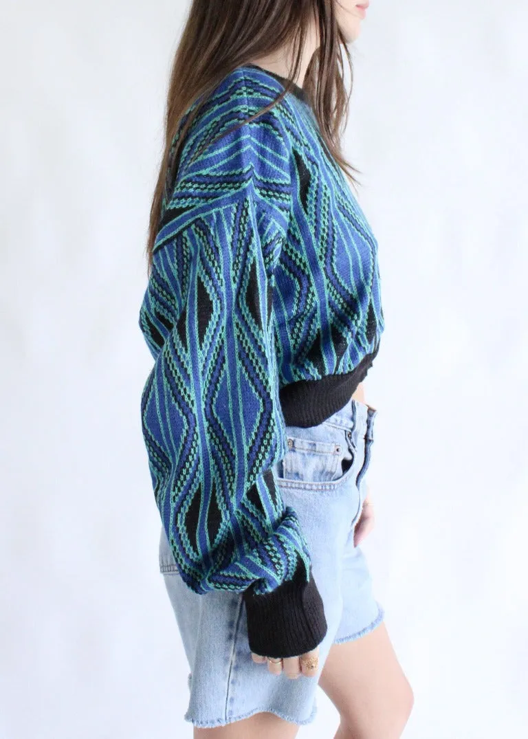 RCYCLD Cropped Knit Sweater