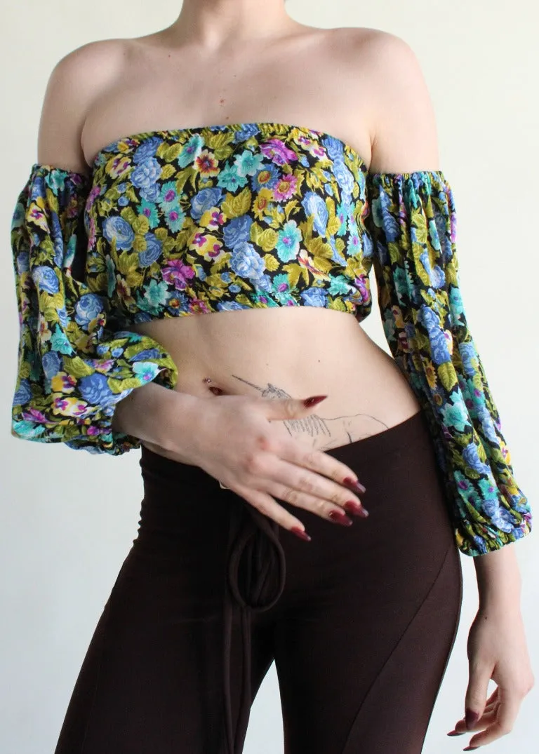 RCYCLD Gauze OTS Bandeau Top