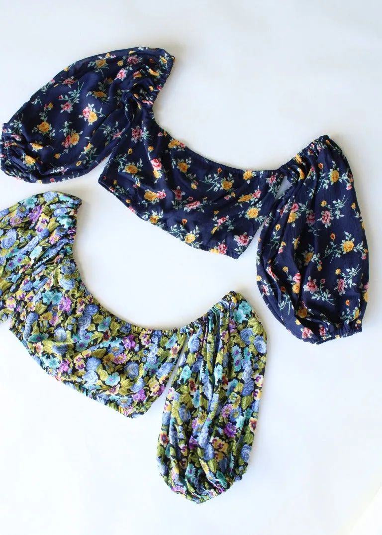 RCYCLD Gauze OTS Bandeau Top