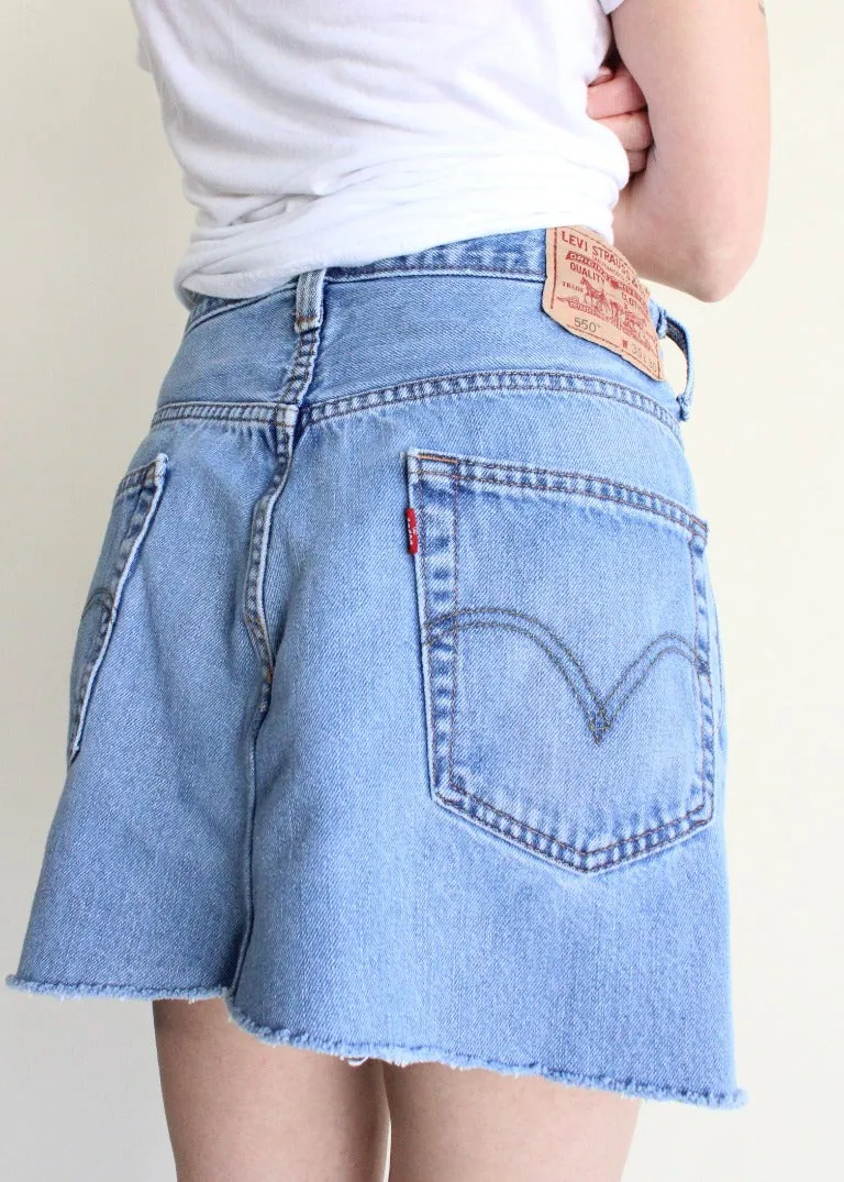 RCYCLD Levi's Cross Closure Denim Skirt