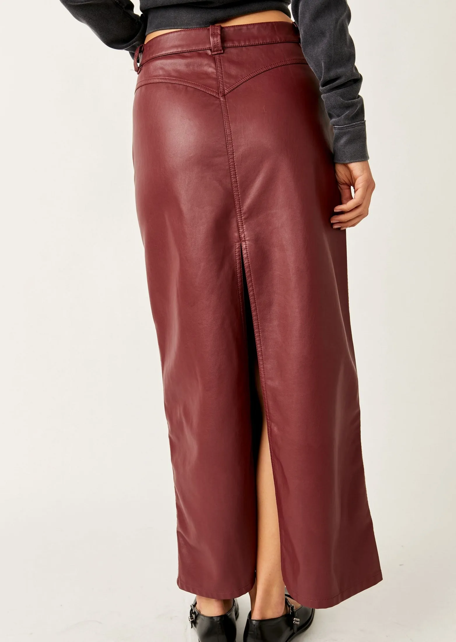 Red City Slicker Vegan Maxi