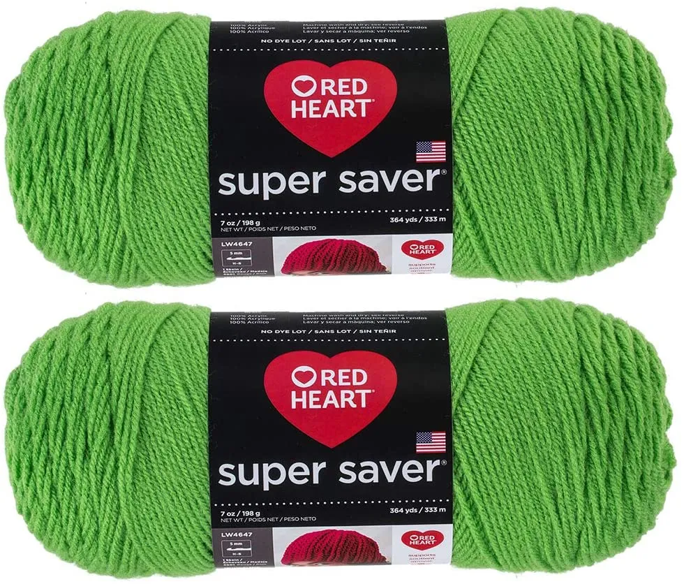 RED HEART Super Saver Yarn, 7 Ounce MultiPacks, Various Colors