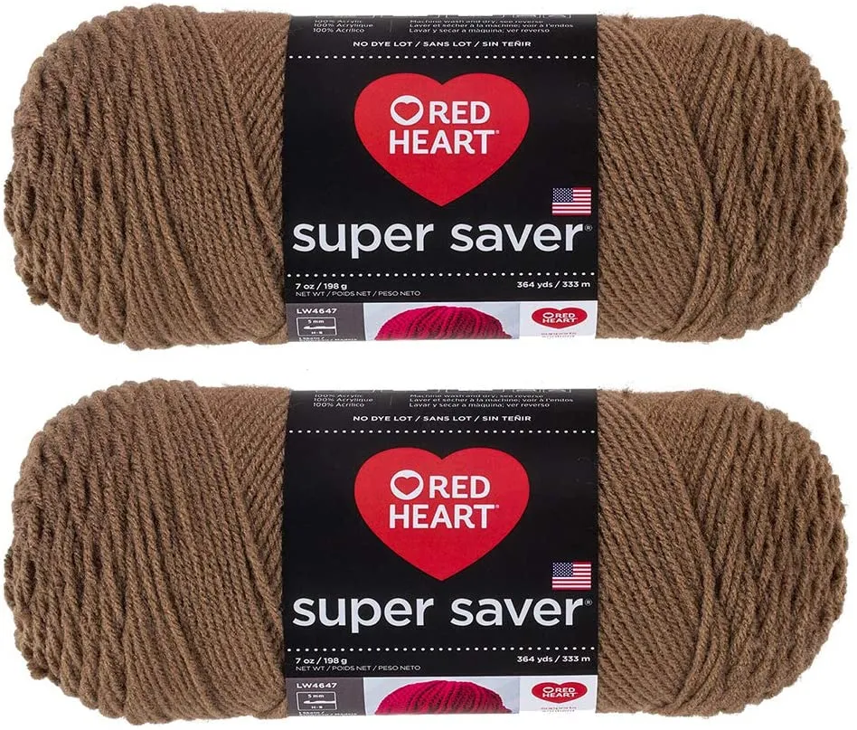 RED HEART Super Saver Yarn, 7 Ounce MultiPacks, Various Colors