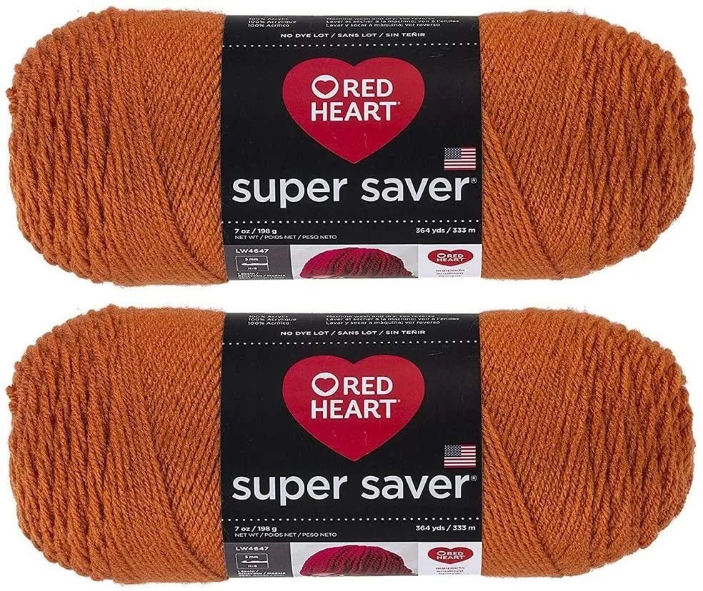 RED HEART Super Saver Yarn, 7 Ounce MultiPacks, Various Colors