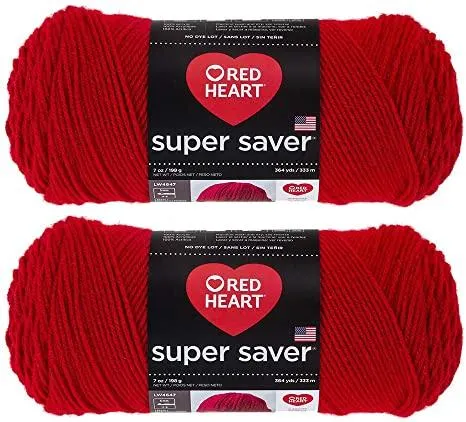 RED HEART Super Saver Yarn, 7 Ounce MultiPacks, Various Colors