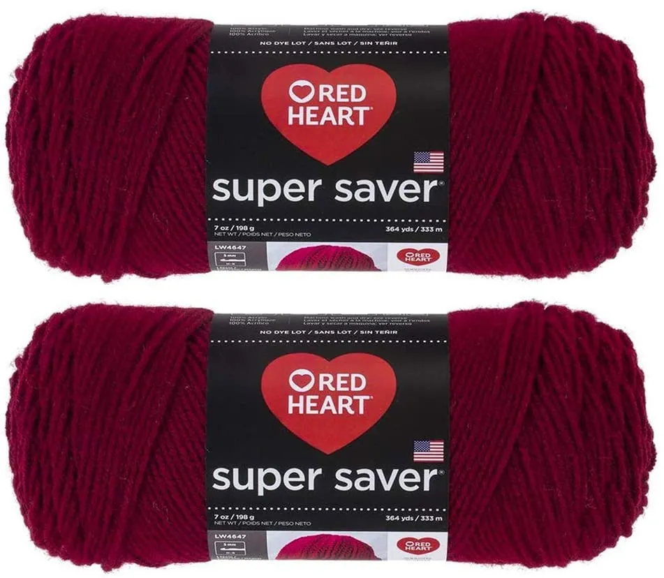 RED HEART Super Saver Yarn, 7 Ounce MultiPacks, Various Colors