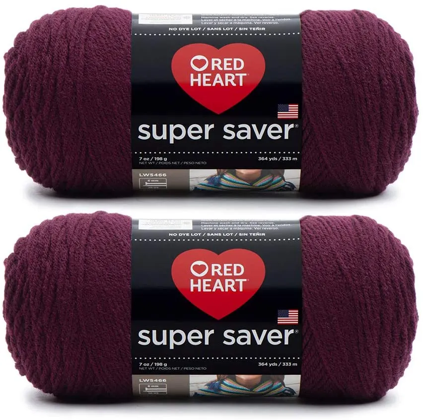 RED HEART Super Saver Yarn, 7 Ounce MultiPacks, Various Colors