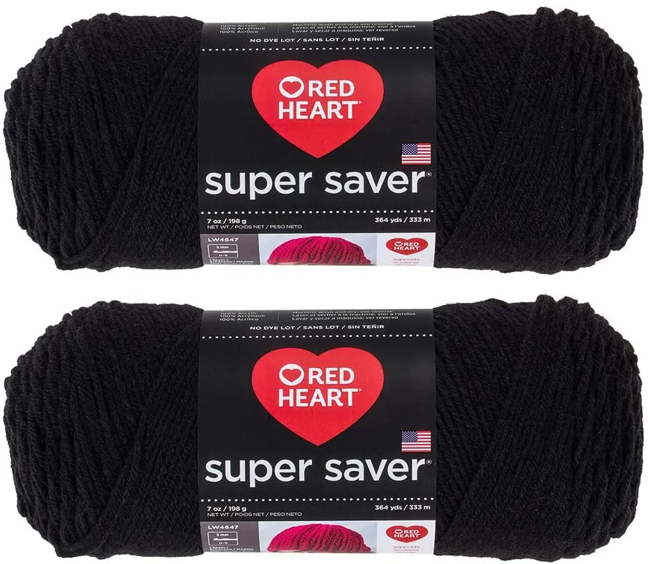 RED HEART Super Saver Yarn, 7 Ounce MultiPacks, Various Colors