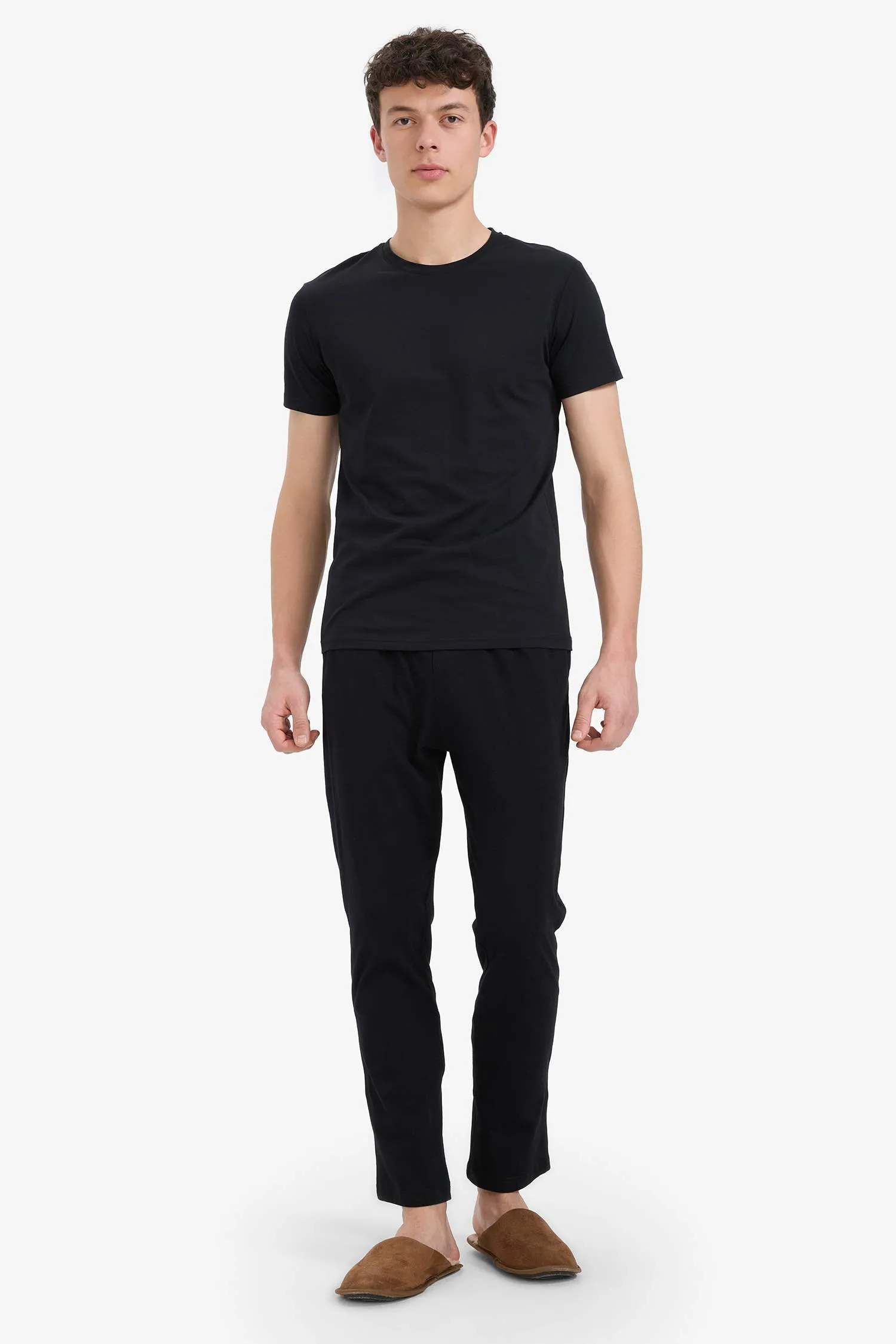Regular Fit Basic Flat Pocket Under Pajamas