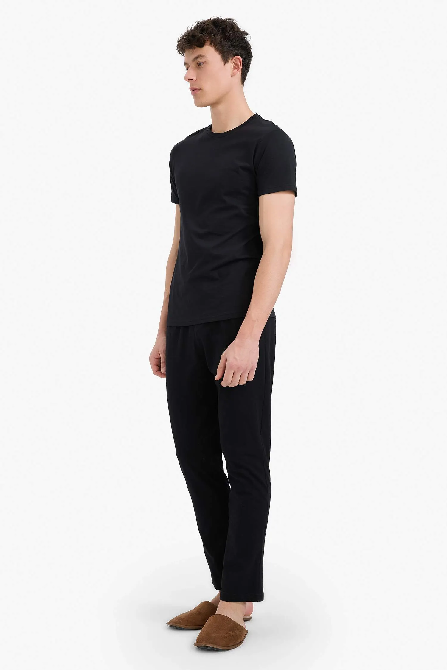 Regular Fit Basic Flat Pocket Under Pajamas