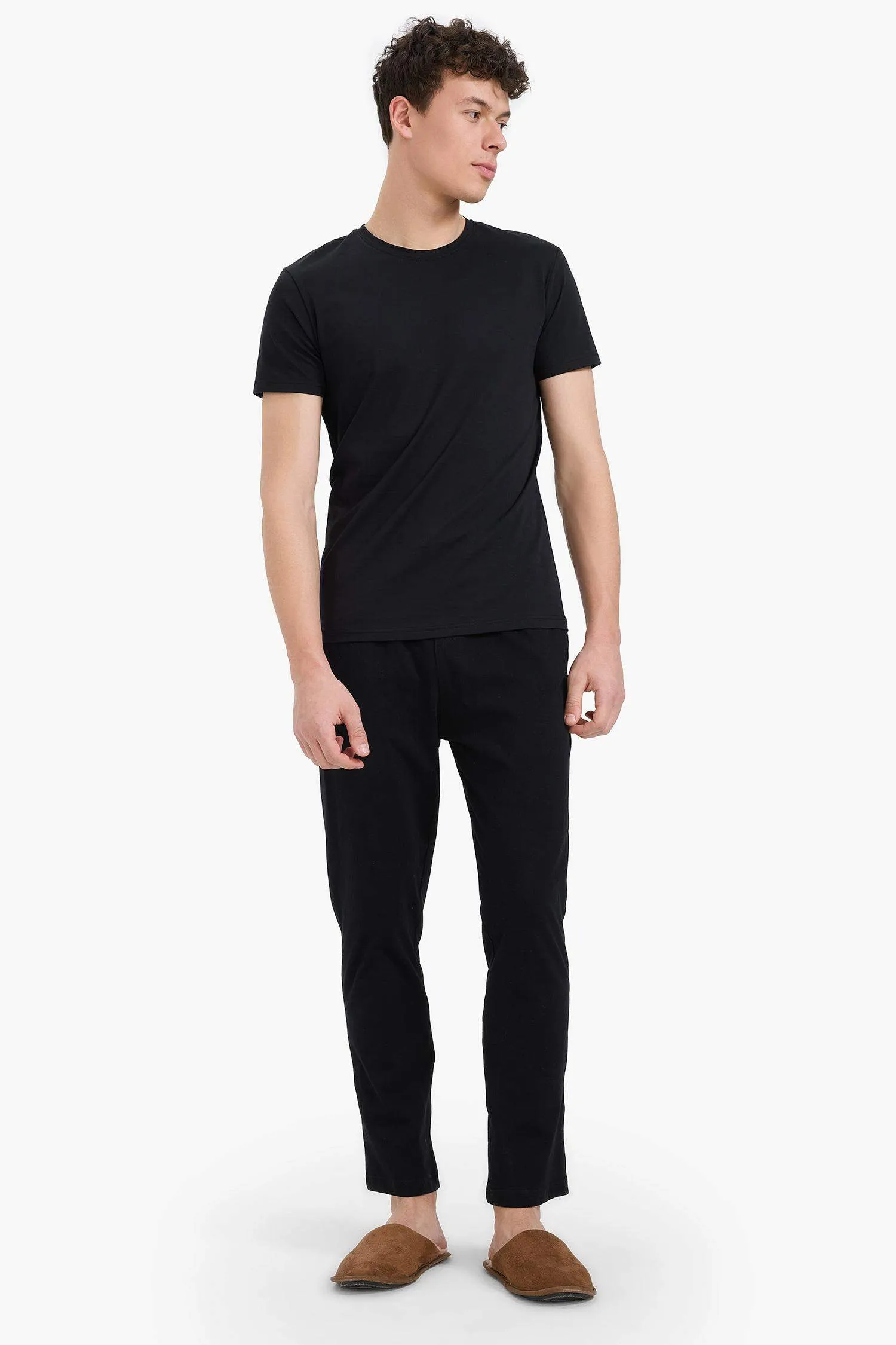 Regular Fit Basic Flat Pocket Under Pajamas