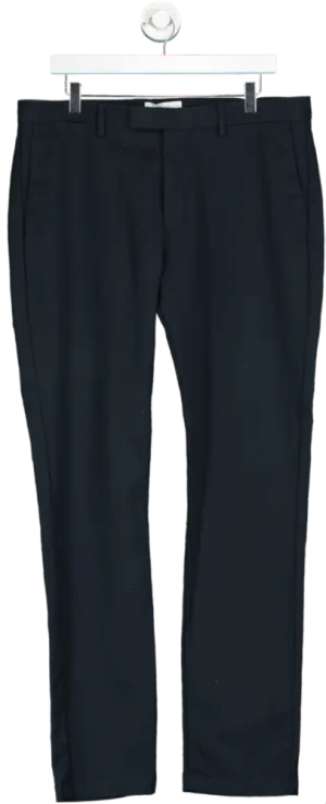 Reiss Blue Slim-Fit Stretch Chinos UK W36