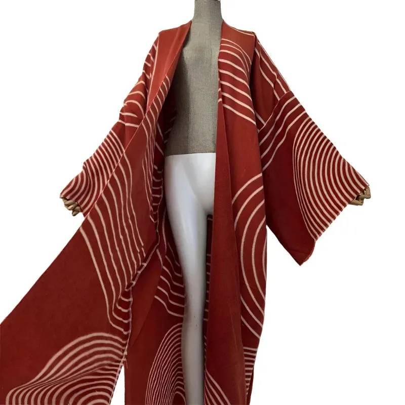Relax print fashion tunic ,Kimonos
