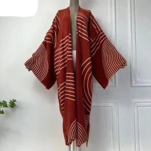 Relax print fashion tunic ,Kimonos