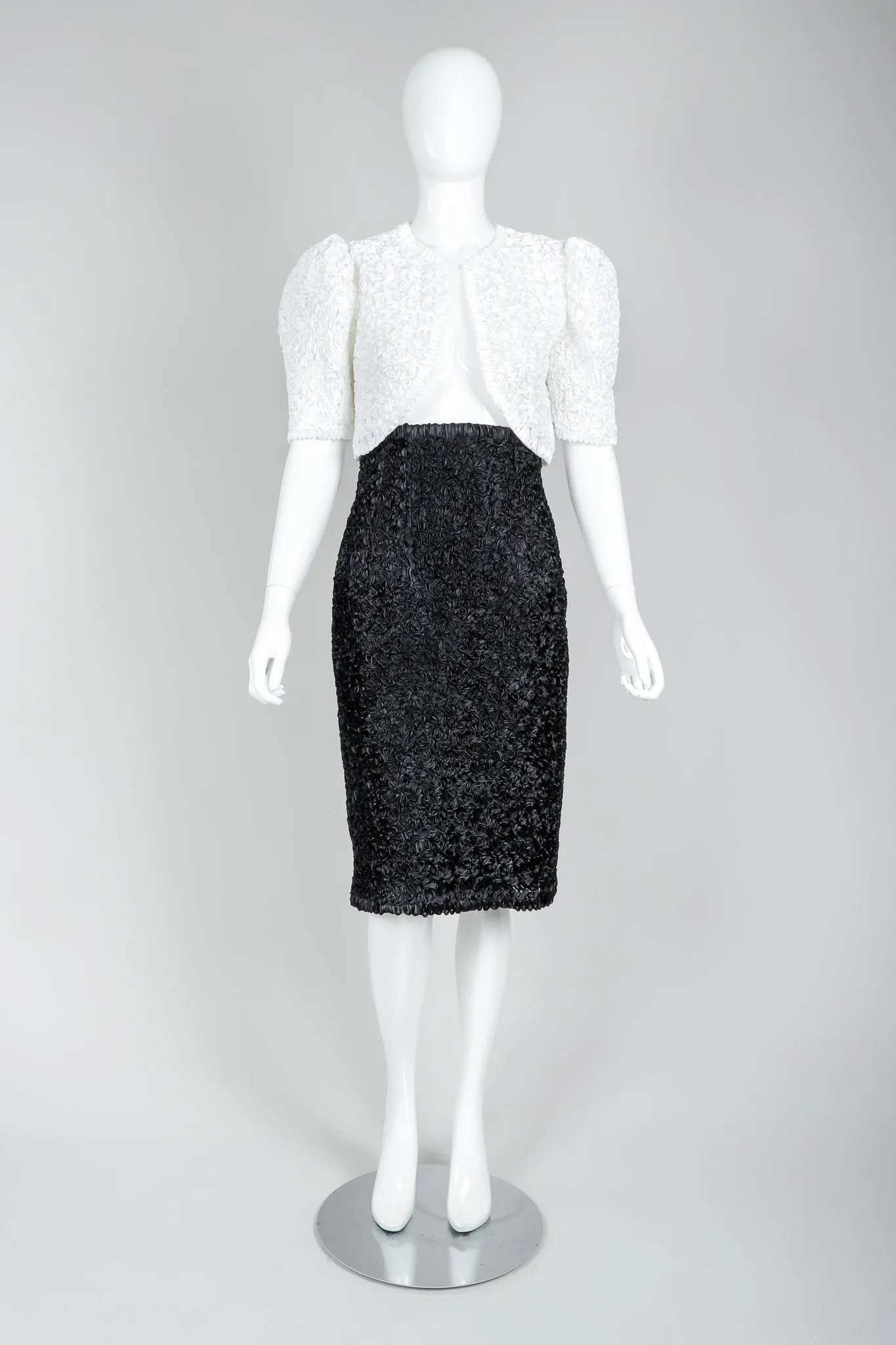 Ribbon Lace Jacket & Two Skirt Set